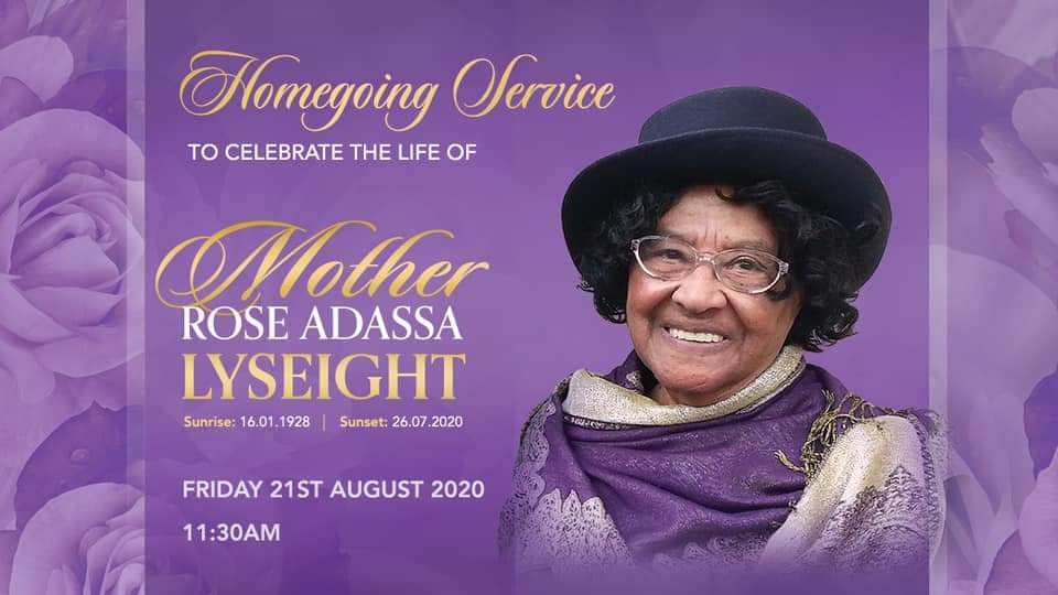 The pre-service is LIVE now, as we celebrate the life of our founding Mother - Mother Rose Lyseight. The Homegoing Service starts at 11am. Both can be viewed by the following link: youtube.com/ntcgonline