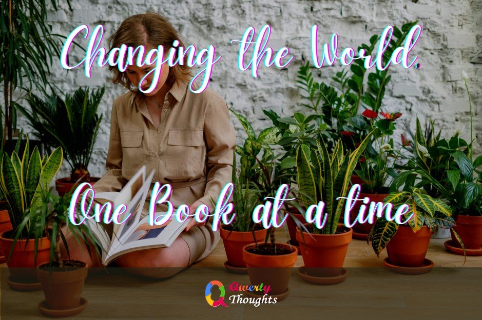 QwertyThoughts9's tweet photo. Changing the world, One book at a time....

Read everyday : https://t.co/7dIDOGl9uX

#readeveryday #qwertythoughts #quote #books #WritingCommunity #quotes #Writer #Reading #GBCA2020 https://t.co/edcaGZeQG7