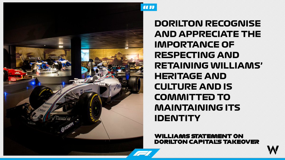 F1's tweet photo. It's the dawn of a new era at @williamsf1...

#F1 https://t.co/ydd1WdXNJ9
