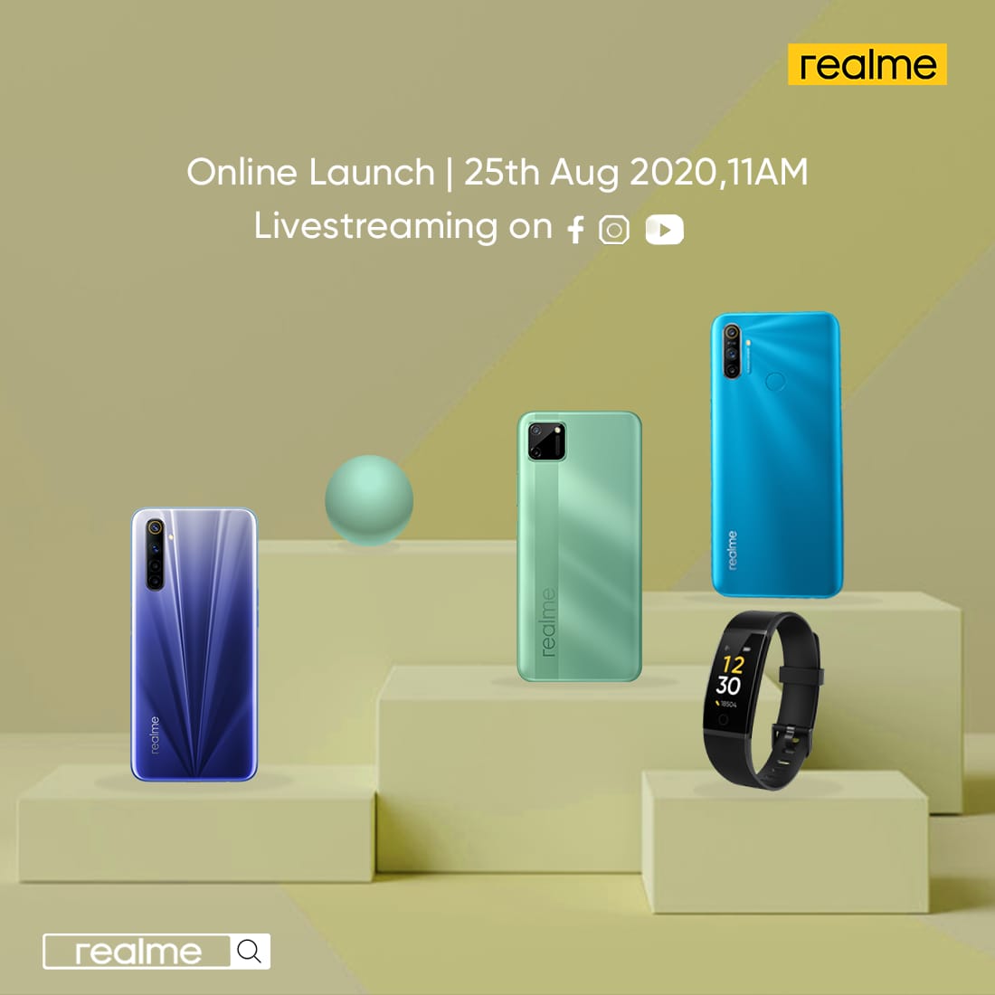 kmajangah's tweet image. Something big is going down on 25th at 11:00 am. #realmeC11 and #realme6 going to be launched 4 the first time in Kenya. As powerful as they can get and as elegant as they can be presented, realme 6 and realme C11 will redefine your smartphone experience.#WeArerealmeKE