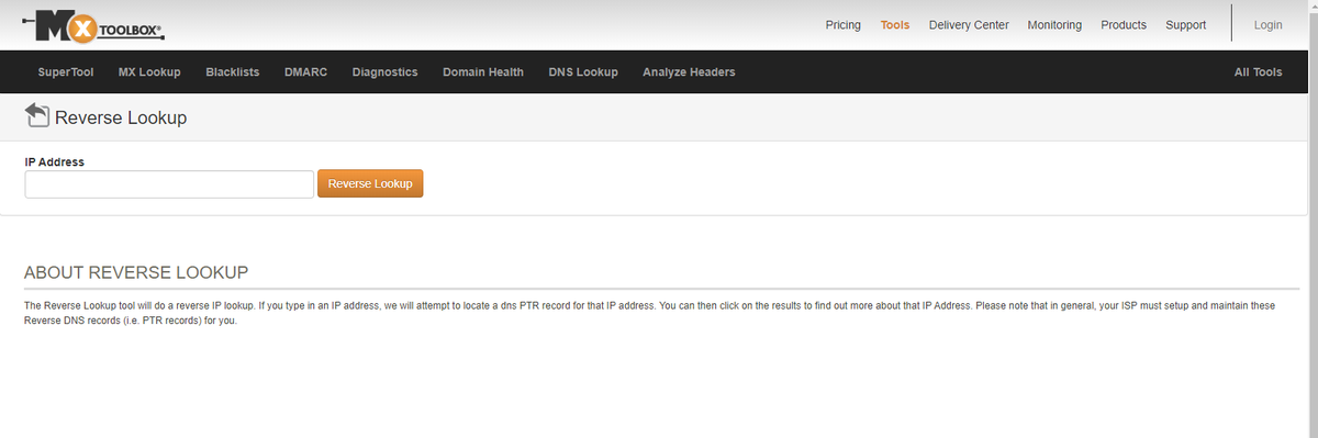 backuppen's tweet image. mxtoolbox aracının reverse-lookup modülü ile PTR kayıtlarınızı sorgulayabilirsiniz.
Link: mxtoolbox.com/ReverseLookup.…
#pentesting #mxtoolbox #reverse-lookup
