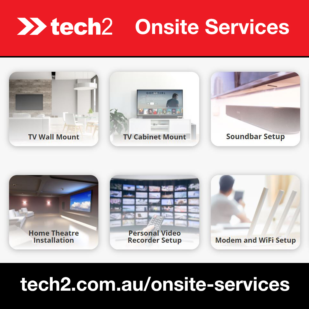 If you need a hand with your audiovisual gear, contact our tech experts! We offer a wide range of in-home services, freeing you up to sit back, relax and enjoy the show 😀 #techservices #onsiteservices