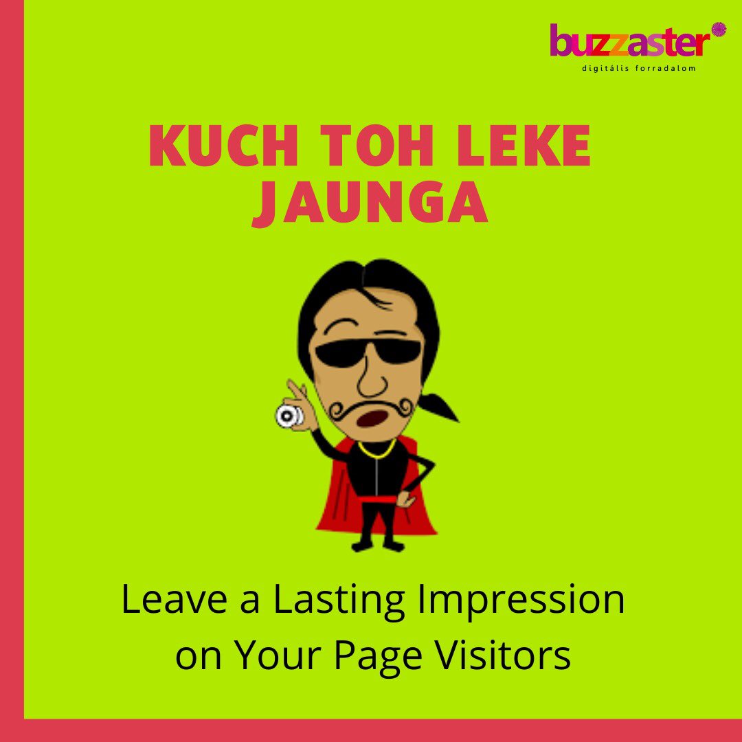 Buzzaster_IN's tweet photo. Your landing page should encourage the audience to explore more. Leave a lasting impression on your page visitors by keeping them engaged. #DigitalMarketing #BrandCommunication #DigitalCommunication #AndaazApnaApna #CrimeMasterGogo #BollywoodStyle #BindaasBollywood #KeepBuzzing https://t.co/t7xj8me4JO