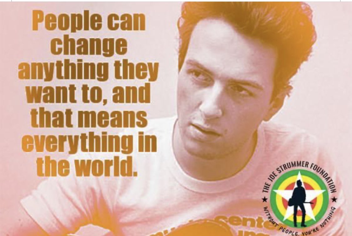 Happy Birthday Joe Strummer ... one of the greats RIP 