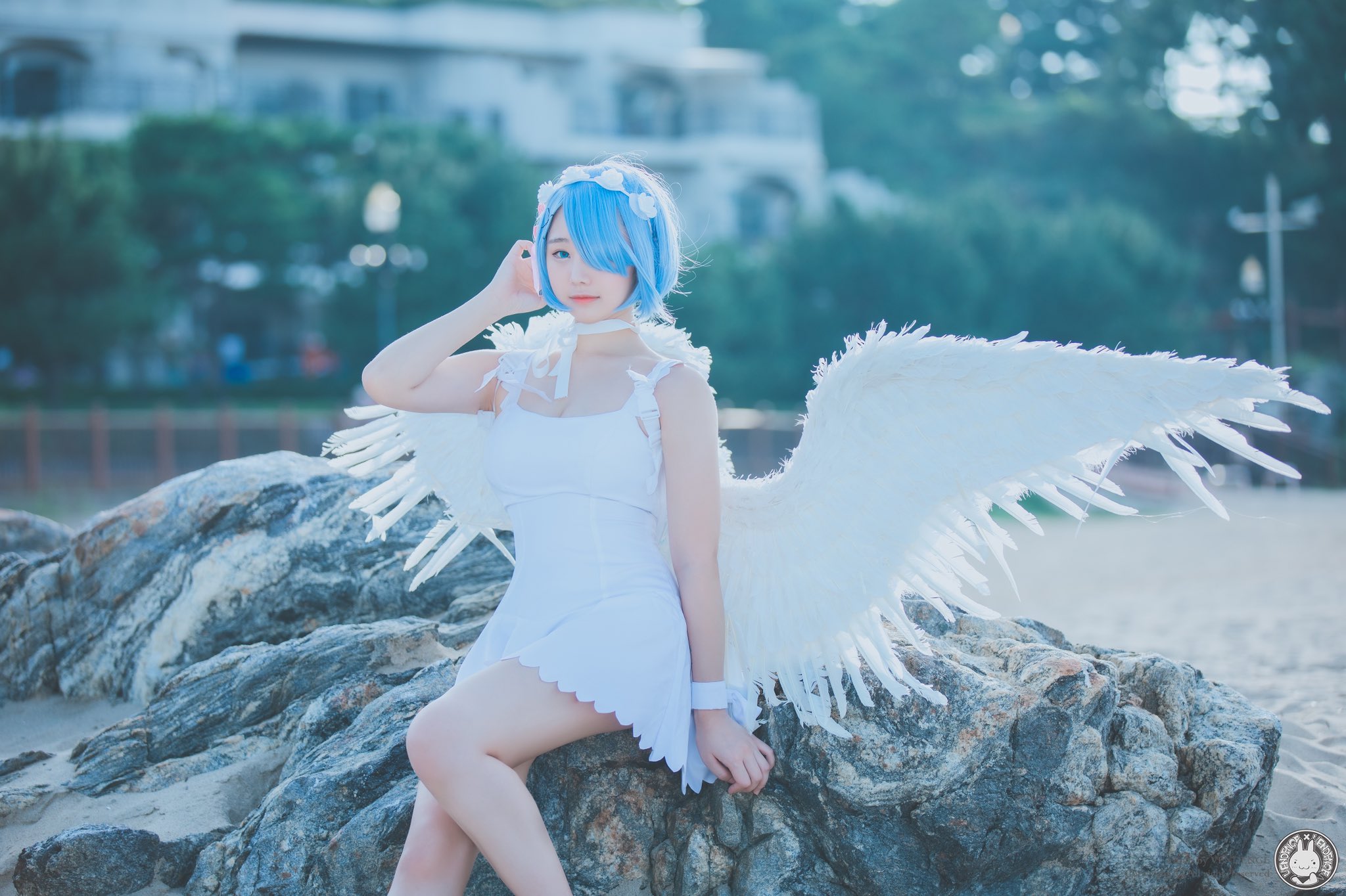 画像,Re: ゼロから始める異世界生活💙#ゼロから始める異世界生活 #レム #Rem #cosplay #コスプレ【rem angel】 p. @vendenge_c…