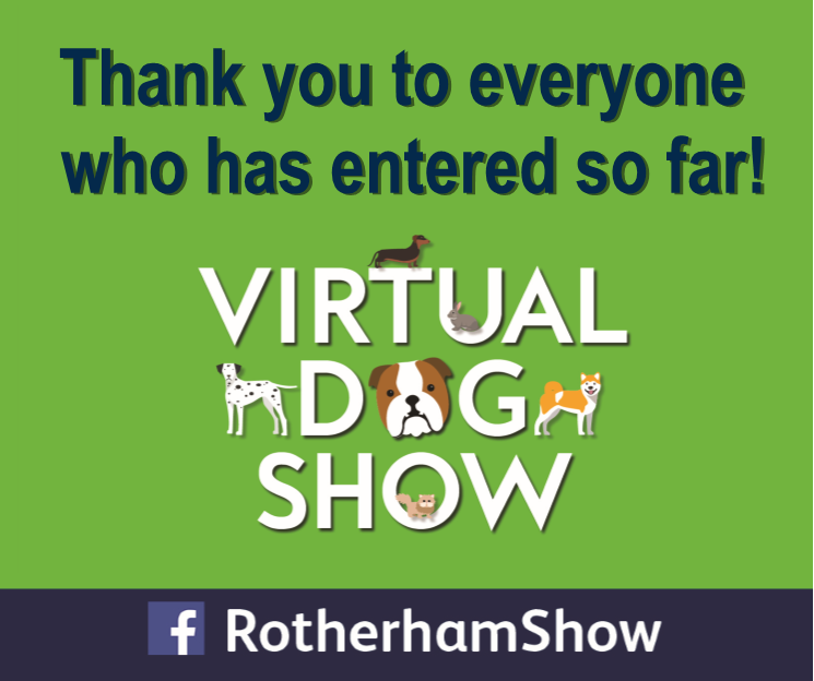 RMBCEvents's tweet photo. Weβre having so much fun meeting all your wonderful pets and weβve room for lots more!
For details about categories and how to enter the Virtual Dog Show, please click on this link⦠https://t.co/MMK8Uno6PR
#VirtualDogShow #RotherhamShow https://t.co/eCh9DmfgvX
