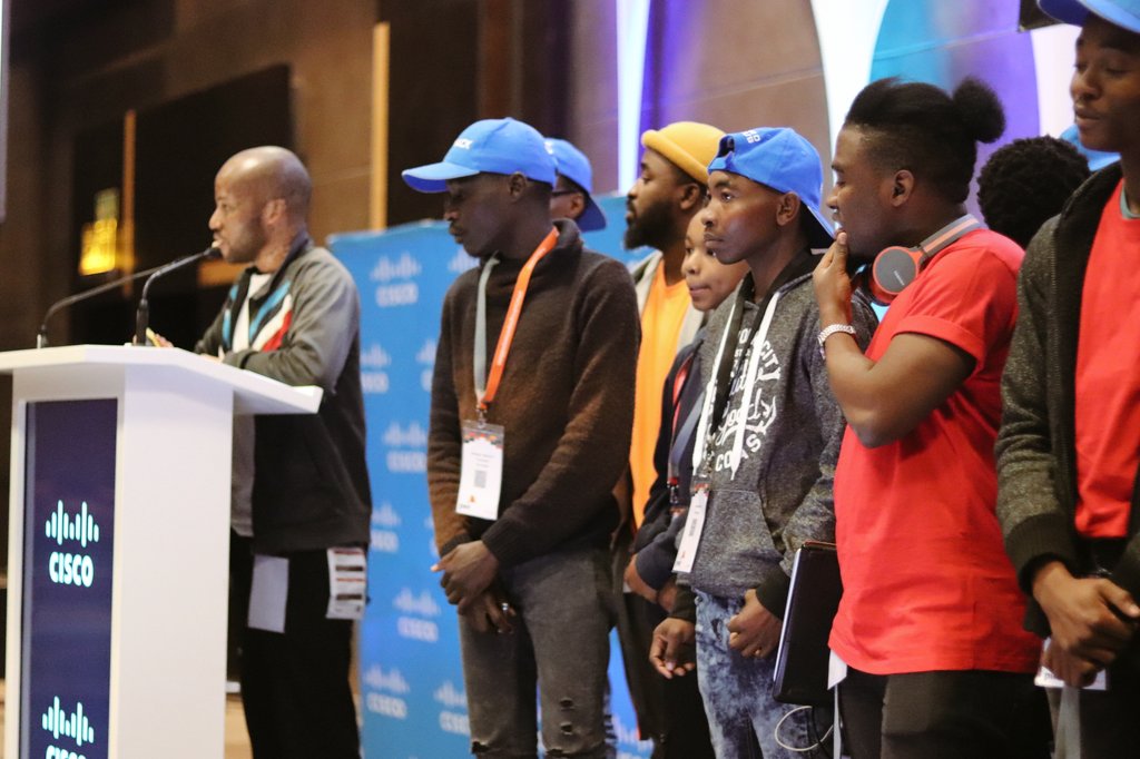 Fikile888's tweet photo. A few Security Summit 2019 Hackathon teams got an opportunity to to speak about their projects at the #ITWebSS2019 - one of Africa’s biggest Info Security stages, hosted in conjunction with the #SS19Hack 

#FlashbackFriday #SS20Hack #hackingthevirus https://t.co/KfDx83jB6O