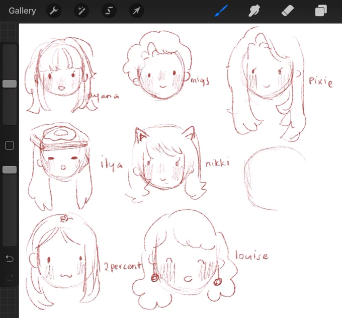 doodled some of my art moots ? 