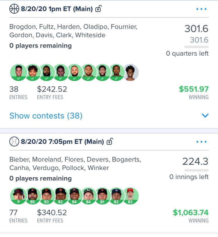 Brantly_04's tweet photo. @DFSPrimeLineups #PrimeMLB #PrimeNBA Join for #FREE at ➡️ https://t.co/8JFah8Xi3a https://t.co/uFgtYjv1Dx