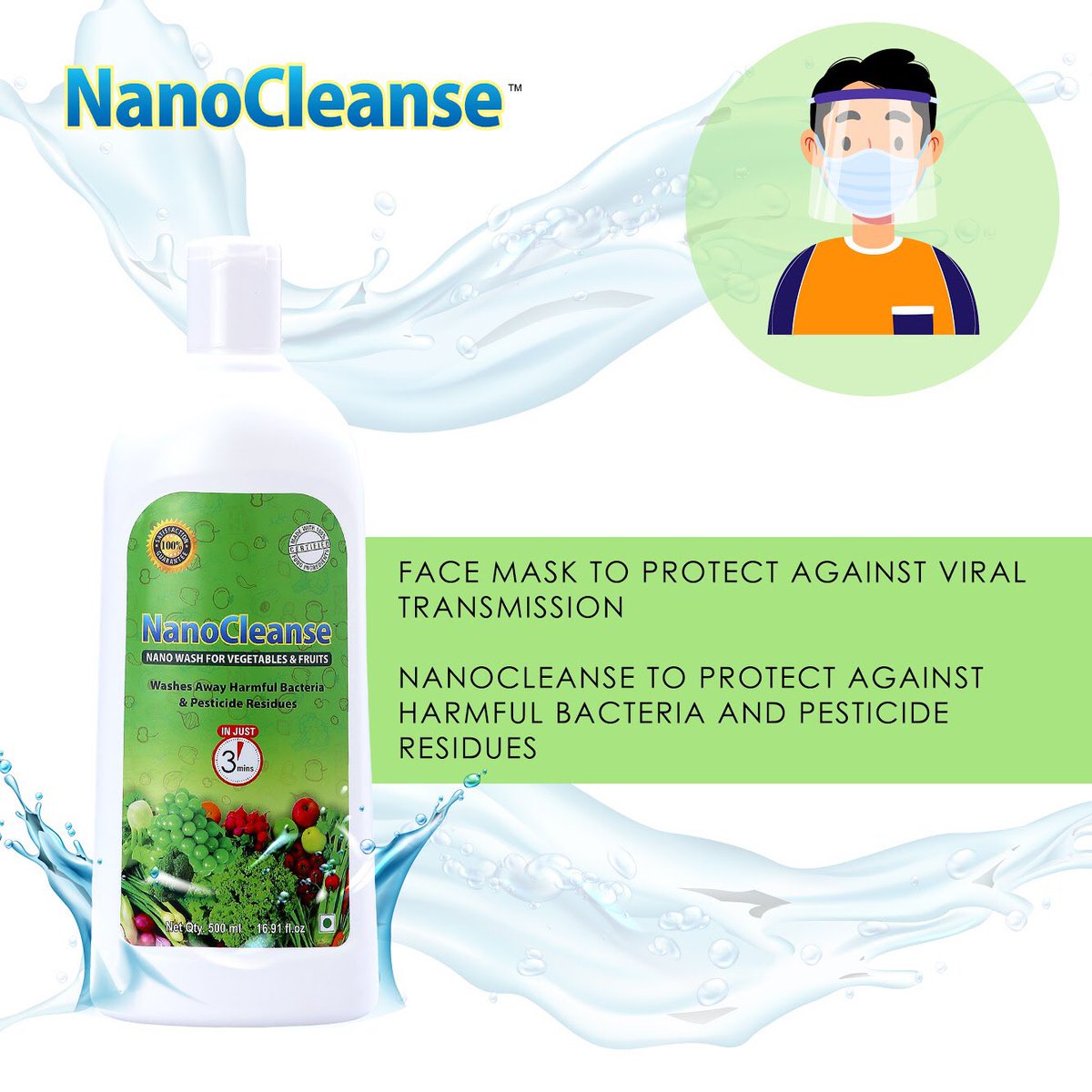 Nano_Cleanse's tweet photo. Health and safety is everyone's primary concern. With increased risk of contamination, it is advisable to clean all raw produce with NanoCleanse to ensure safety of your family and loved ones. #Covidalert #cleanwithNanoCleanse #cleaning #health #safetyfirst #contamination https://t.co/WfB1IhuS2u