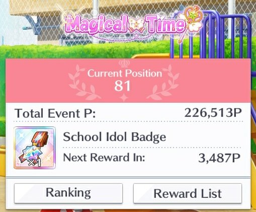 「END OF DAY 1」❥ Rank 81/100! Within T100, but I feel like I can do better❥ Rank Up from 28 to 33! Glad to have 10 more LP to play with! (Continued below)