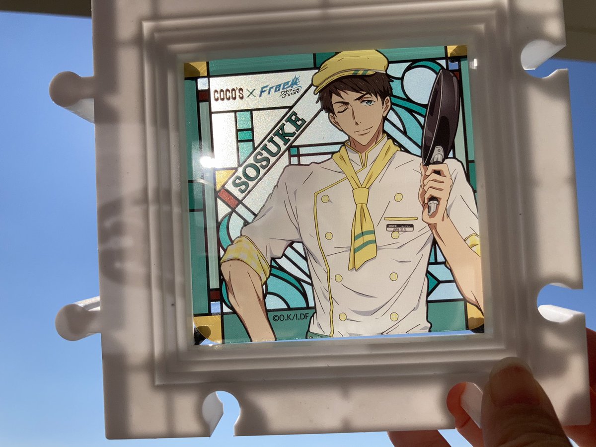 前回に続きコースター今回分も飾りました💕 透け感は前回の方が