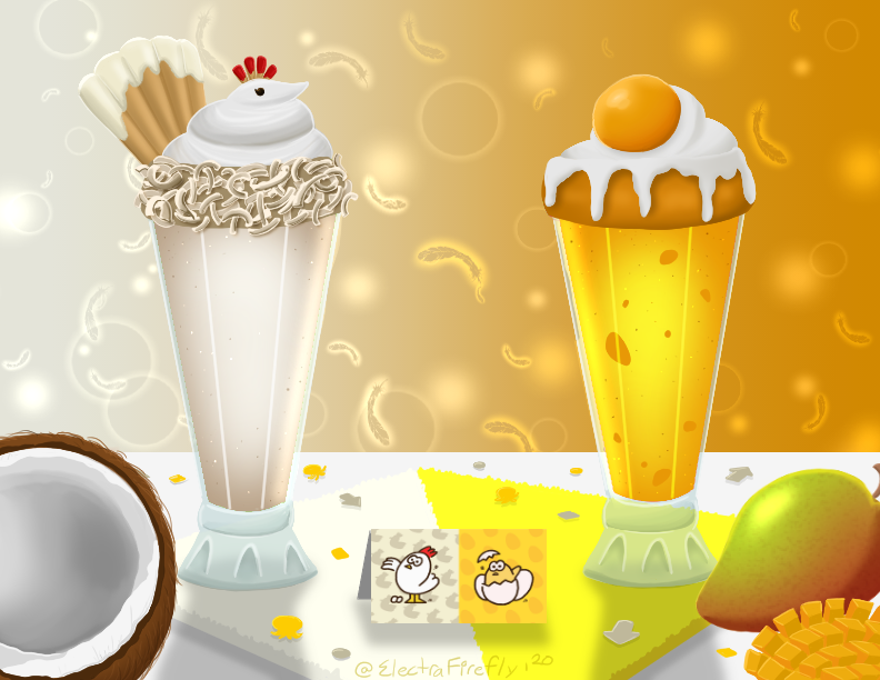 🐔Splatfest Shake Chicken vs Egg 🥚

Splatfest Shakes are here! See the comments for the full shake description for both teams.
#SplatCafe #Splatoon2 #スプラトゥーン2