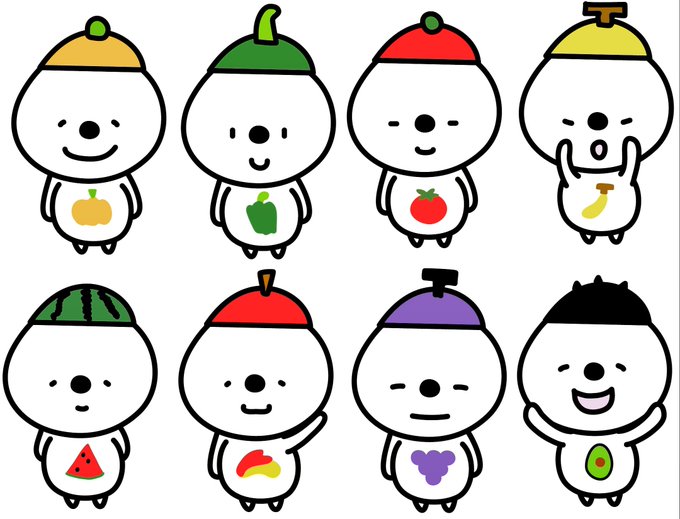 やさいとくだものの化身のtwitterイラスト検索結果 古い順