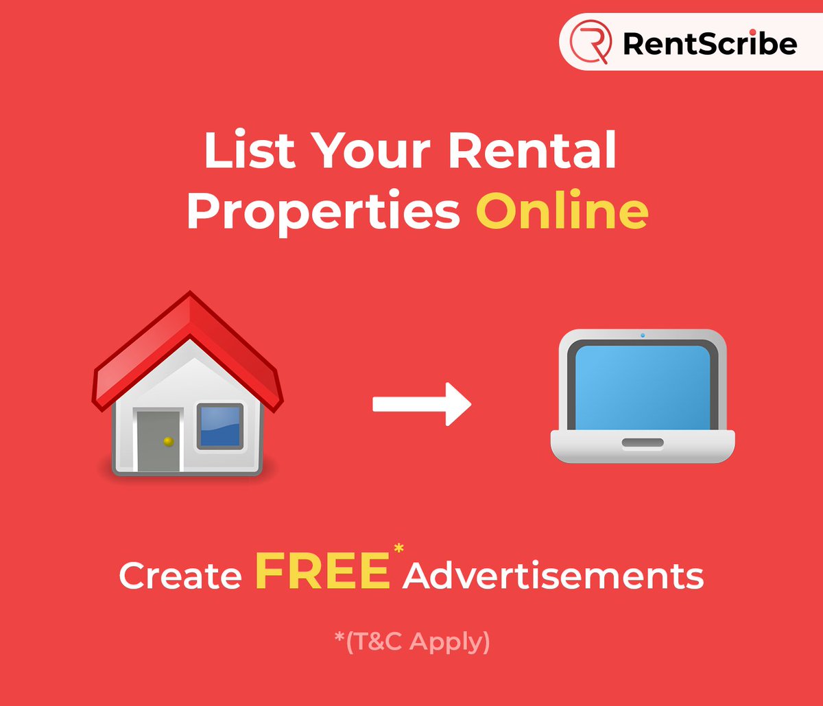 Through #RentScribe, both #Landlords & #PropertyManagers can list their #RentalProperties with ease. To join the online community of #PropertyOwners & #Renters of India, Sign-Up today!

in.rentscribe.com

 #ListYourProperty #PostPropertyForRent #PropertyManagement