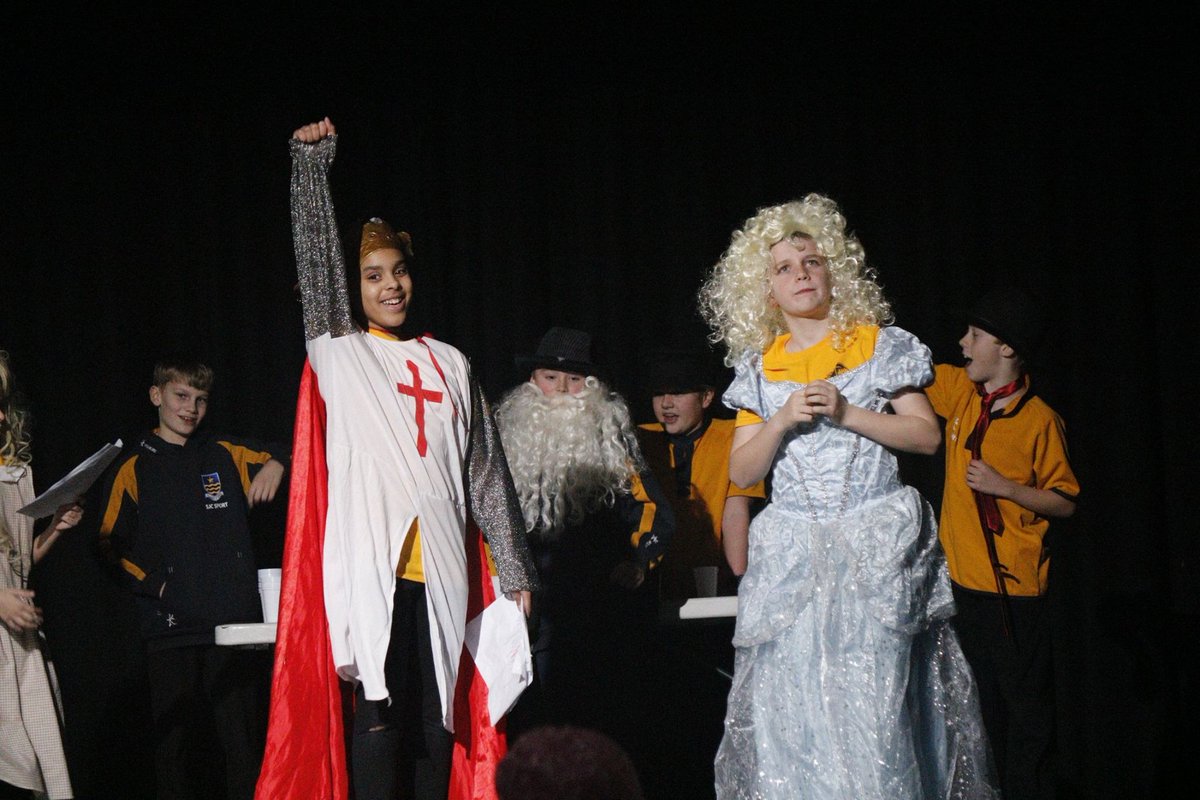 SJCSouthsea's tweet photo. December 2019 saw our third House Panto event, and what an evening it was! In just seven hours, students from Y5-8 had worked extremely hard together to produce adaptations of well-known pantomimes, to perform in front of parents, family and friends. #studentsthrive #sjcmemories https://t.co/S2IZOyDnvz