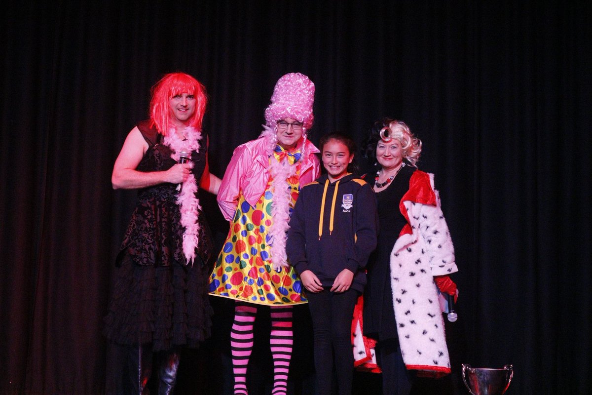SJCSouthsea's tweet photo. December 2019 saw our third House Panto event, and what an evening it was! In just seven hours, students from Y5-8 had worked extremely hard together to produce adaptations of well-known pantomimes, to perform in front of parents, family and friends. #studentsthrive #sjcmemories https://t.co/S2IZOyDnvz