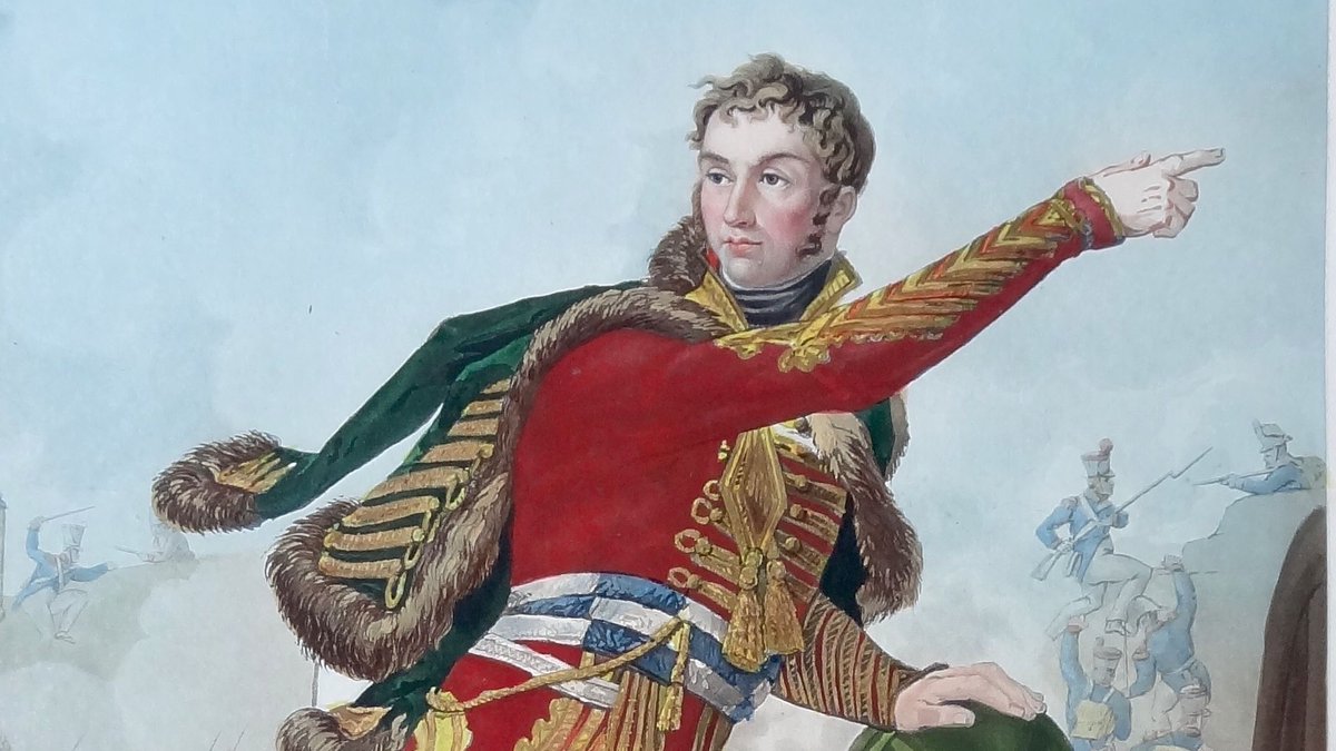 MYEUROPE4's tweet photo. ⚔️

21 August 1808: Battle of #Vimeiro.

General Jean-Andoche Junot and his French occupation army in #Portugal are defeated by the British troops under General Arthur Wellesley (future Duke of Wellington), an event which will lead to Junot's capitulation at Cintra 9 days later. https://t.co/pAZcXHk8Jm