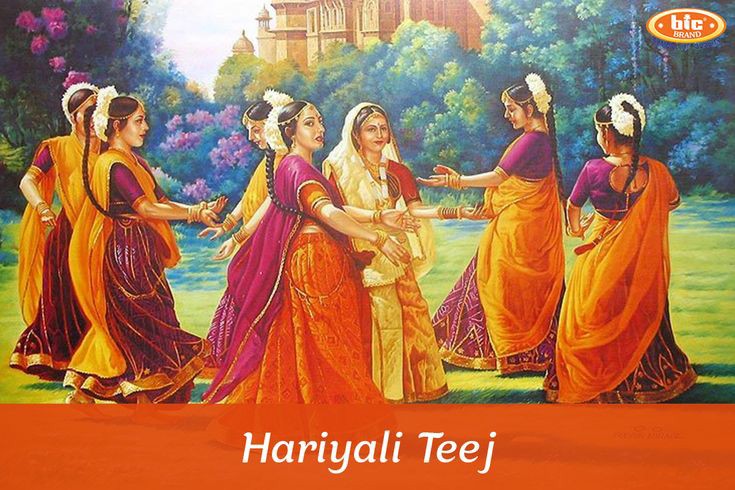 to god Vishnu on advise of saint Narada.Then, ma Parvati on third day of the Bhadrapada made Shiva Lingam out of her hair and prayed to the god. God Shiva, impressed by her dedication finally agreed to marry ma ParvatiHaryali Teej (23-07-2020):First Teej celebration...4/7