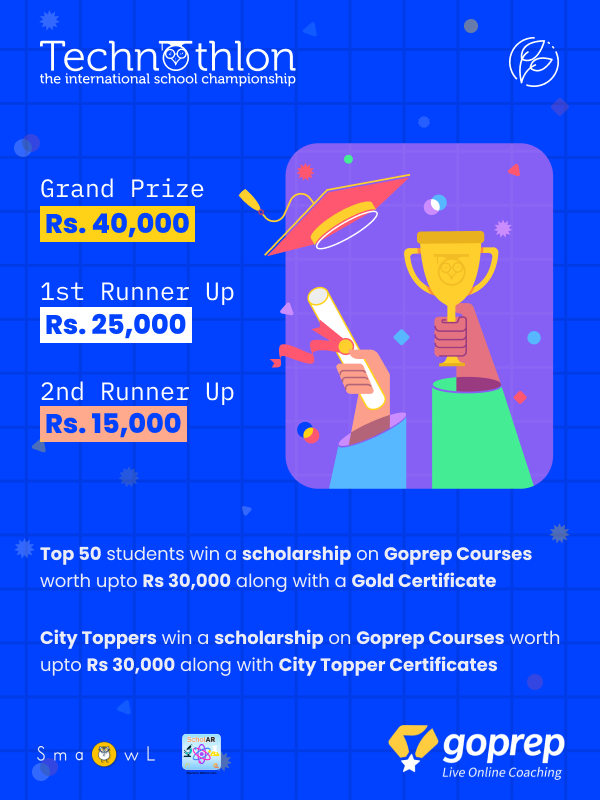 Techniche_IITG's tweet photo. The one you have been waiting for. Presenting to you the much awaited prizes of Technothlon 2020.
Grand Prize: Rs. 40,000
1st Runner Up: Rs. 25,000
2nd Runner Up: Rs. 15,000
Register at https://t.co/2gokHTZHsv
#techniche #techniche2020 #iitguwahati #technothlon #prizes #college https://t.co/qpDE8lI9cm