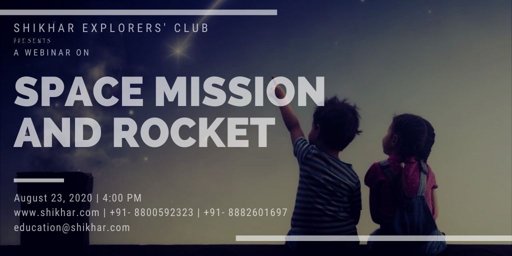 Space Missions & Rocket Workshop 23 August 202 | 04:00 PM To Register & More Information Link - bit.ly/2Cp9PET Video Link - rb.gy/xwiqas More detail contact - +91-8800592323 #shikhartravels #club #travelling #explore @swadesh47 @mk110483 @som4ce