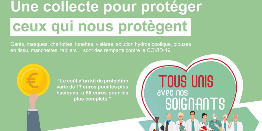 collecticity's tweet photo. @Agglo_SDDV et la #Ville de Saint-Dié-des-Vosges : le #financementparticipatif au service des professionnels de santé !

🎯 Plus de 37.000€ collectés pour fournir aux soignants des kits de protection

🙏 Merci à tous les donateurs 

Info sur le projet ▶️ https://t.co/W6mipo2dUh https://t.co/s5fZGyYhbs