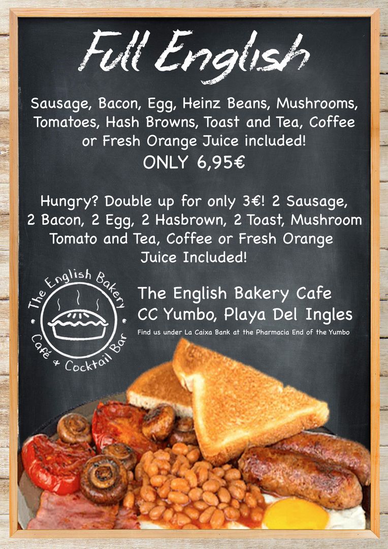 The English Bakery Co Hungry Get The Best Breakfast In Playa Only At The English Bakery Cafe With English Sausage Amp Bacon Heinz Beans Tomatoes Mushrooms Hash Brown Toast And The English Bakery Co Hungry Get The Best Breakfast In Playa Only At The English Bakery Cafe With English Sausage Amp Bacon Heinz Beans Tomatoes Mushrooms Hash Brown Toast And