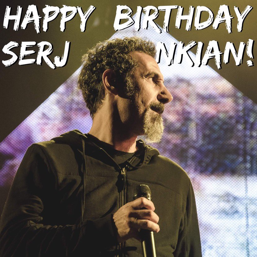 victimsofadown's tweet photo. Happy Birthday @SerjTankian!
#ST53 #SerjTankian #SystemOfADown #SOAD #HappyBirthday #HBD https://t.co/7hdyYyPKIm
