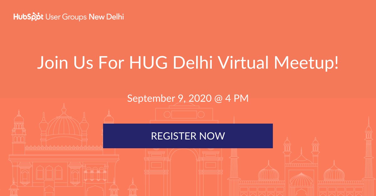 Niswey's tweet photo. We are back with another #NewDelhiHUG event this year on September 9! And you're invited! Check out the details of the event here https://t.co/PZAMDBGmSu
#virtualevent #HubSpotusergroups #HubSpotusersgroup #HUGDelhi https://t.co/EesFXaWx7s
