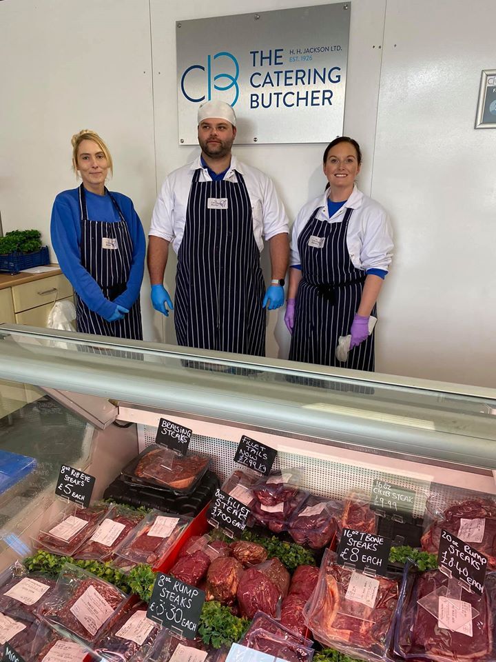 The expert team here at The Catering Butcher are on hand to see you when you visit our store! Here's our rose between two thorns, or at least that's what he likes to think!