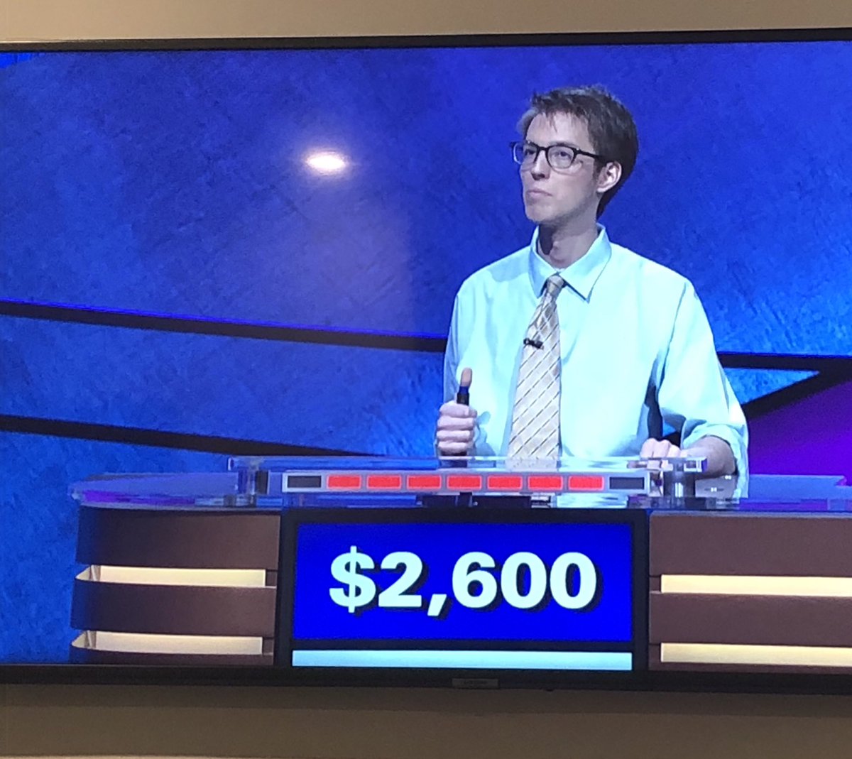 So apparently Ashley Bloomfield is also a Jeopardy champion #overachiever
