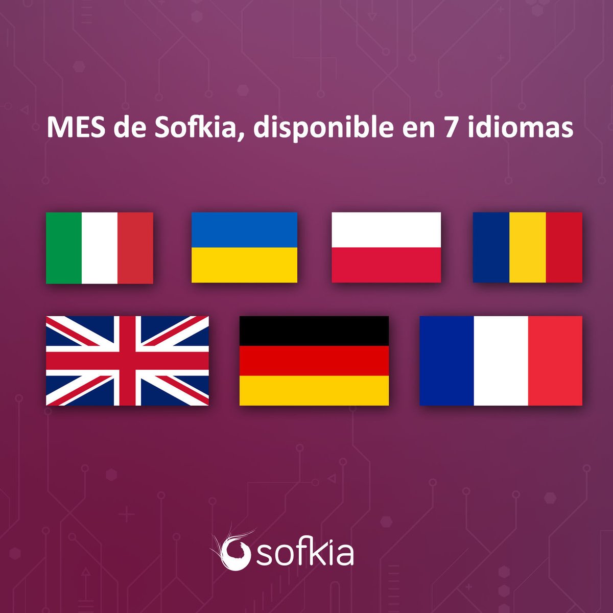 Sofkia_'s tweet photo. El nuevo MES de gestión avanzada de SOFKIA es fácil y habla siete idiomas: italiano, inglés, francés, alemán, rumano, polaco y ucraniano. ¡Se puede utilizar a través de ordenadores, tabletas y teléfonos inteligentes!
➡️ https://t.co/fSapFpL6RZ
#Mes #MesdeSofkia #Sofkia https://t.co/0Az1ZxhE2d
