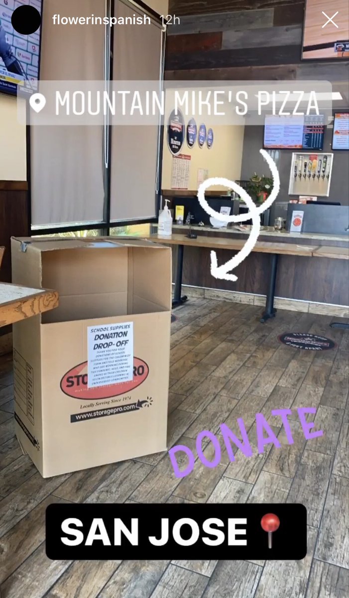 terezariesss's tweet photo. Hi Twitter!! In light of appreciating field workers and all they have done for us admist the pandemic/ fires, @ flowerinspanish on IG has shared resources on how to help the families/ children of field workers get supplies as they transition to remote learning! 1/ https://t.co/HSs1QtUflT