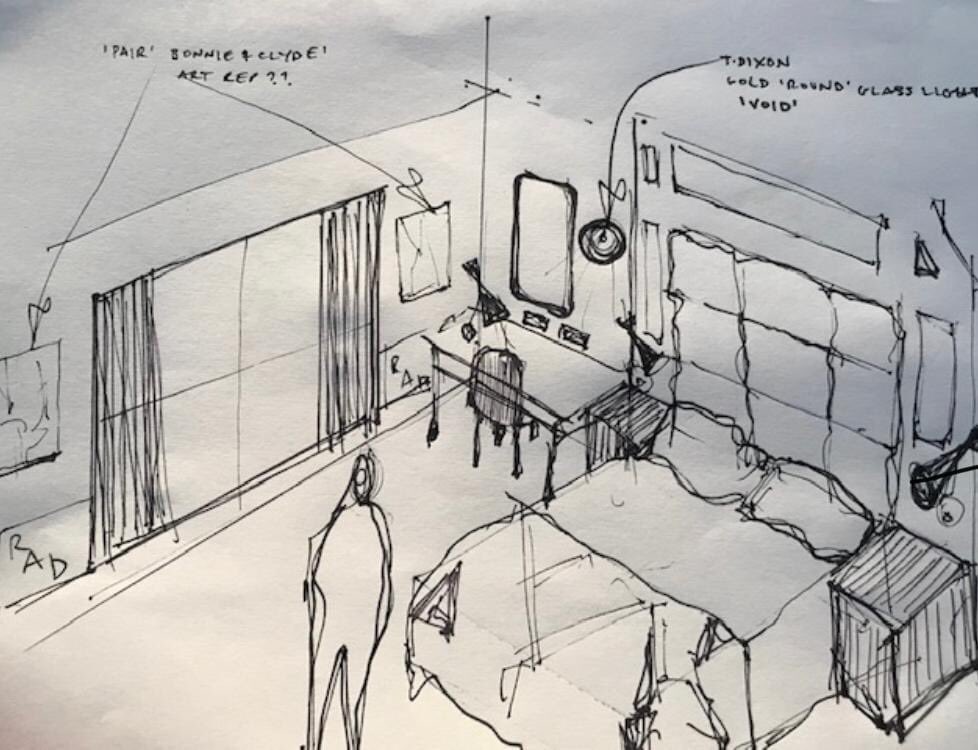 CraftworkP's tweet photo. #FridayFeature - Day Three 'Lockdown Project' was our Directors  loft conversion. #designed in-house. Initial #concept sketches, ideas and detailed #design for the interiors....keep a look out to see the big reveal #interiordesign #detaileddesign #specialistfinishes #tomdixon https://t.co/n8bhWREapb