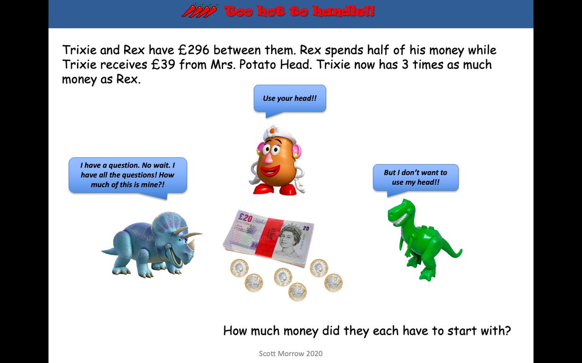 ScottMorrowSA's tweet photo. New term, new #fridaymathschallenge Have a go at the week 1 problems and tweet your attempts...solutions go out next Friday...good luck @Annbank_PS @Barassie_PS @Dalmillingps @HolmstonPS (and anyone else that wants to join in!) https://t.co/MBRliIbtFm