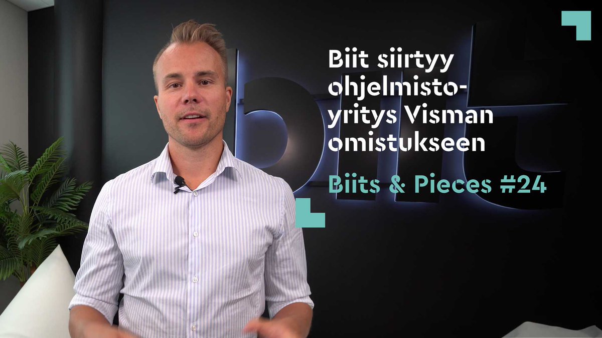 BiitTweets's tweet photo. Tämänkertaisessa Biits & Pieces -jaksossa @Ikla_P ruotii eilisen uutisen taustoja.
Minkälaisen matkan Biit on kulkenut tähän hetkeen? Miten tästä eteenpäin? Mitä @VismaFinland'in mukaantulo merkitsee asiakkaillemme?
#biit
#visma
#yrityskauppa
https://t.co/yGtzR9iT9S https://t.co/xeRw91Jf7U