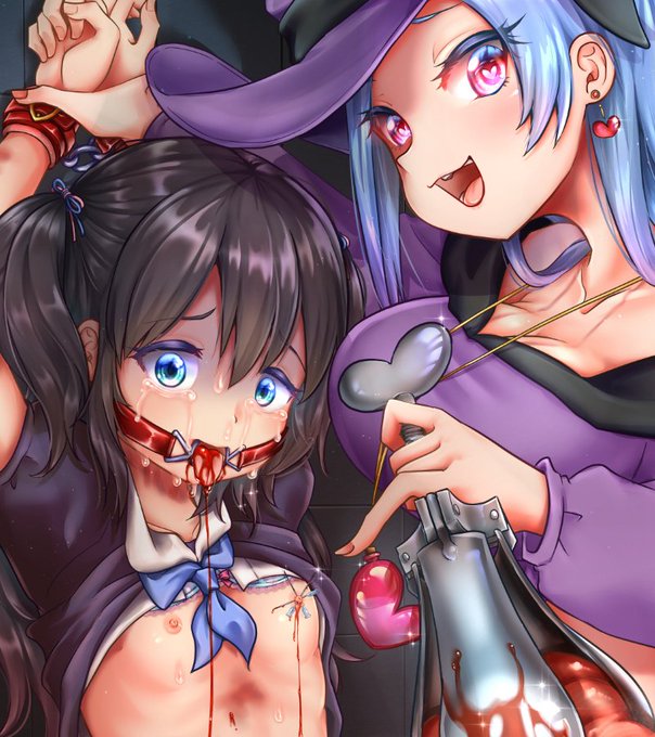 リョナ商業アンソロジー【COMICネクロシス】にフルカラーイラスト描かせて頂きました8/25前後にFANZAから9/25前後にDLsiteでも配信!拷問具【苦悩の梨】で膣壁ごと子宮を引きずり出してるえちえちグロガチガチに拘束されて逃がしてもらえないのかわいそうがんばって死ぬまで生きてね 