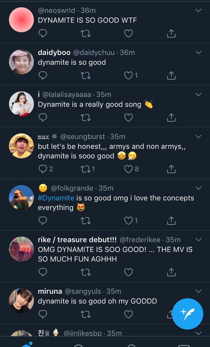 im just so happy to see a lot of ppl liking the song  proud of u  @BTS_twt !!