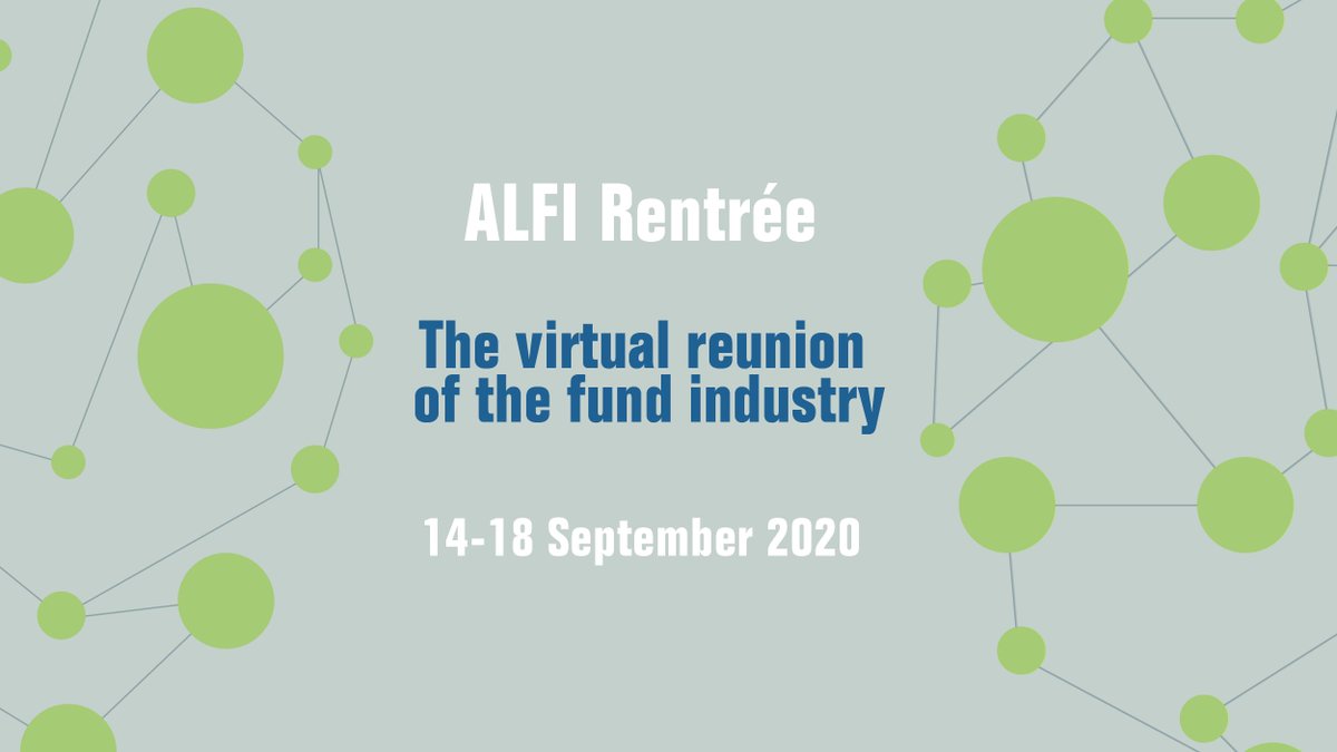 ALFIfunds's tweet photo. 🔊 You may be in summer mode now, but prepare yourself for the rentrée and reserve your seat!

Join us virtually for an event that promises to deliver on topical content, ideas exchange and networking: https://t.co/yjapWX8Gfd

#ALFIRentree #assetmanagement #alternatives #UCITS https://t.co/CnkkgBnE8o