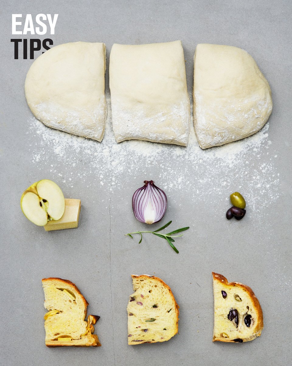 Brood is onmisbaar bij een barbecue en zelfgebakken is het nog lekkerder! 🥖 
Splits je deeg en spice it up met verschillende ingrediënten en maak drie variaties in één keer. #EasyTips #zomer #Zanussi