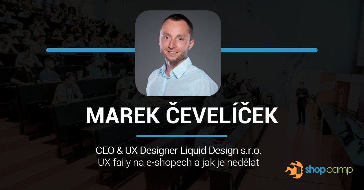 UX designér vám poradí, jak nepotřebovat UX desigera!😮 Co si můžete (a měli byste) na svém e-shopu vylepšit sami bez odborníka? Marek Čevelíček <a href="/mcevel/">Marek Čevelíček</a>  z <a href="/lqdcz/">Liquid Design</a> na 30 příkladech ukáže, na co si dávat pozor💡 #prednaska