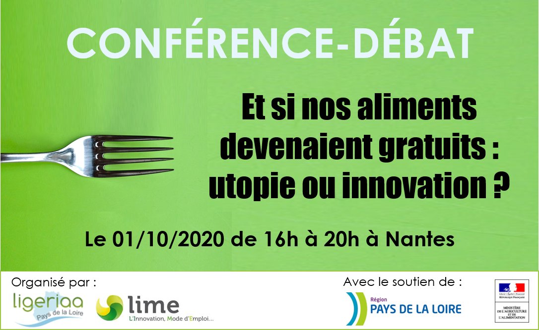 Chez adhérents, professionnels de l’alimentaire et futurs pro, nous sommes heureux de vous inviter à la 3ème édition de la # #conférence-débat de La Fabrique à Stratégies LIGERIAA !

Programme et inscription : eventbrite.fr/e/billets-conf…

#stratégie #prospective #alimentation #FAS