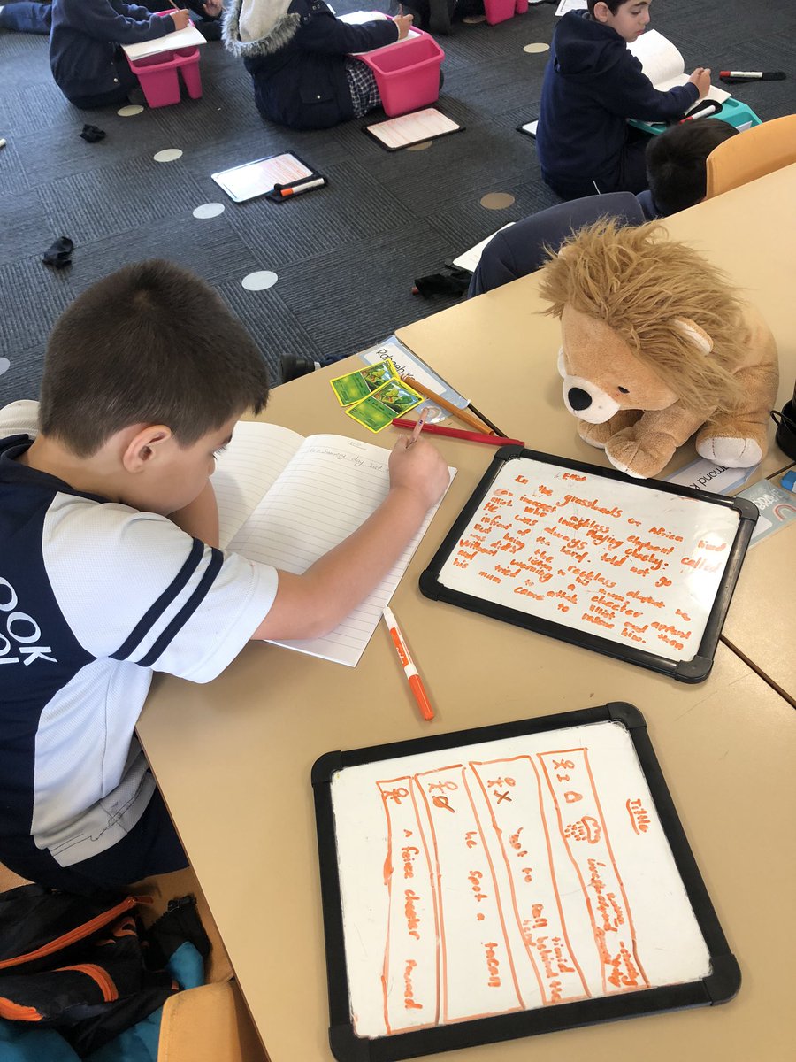 HinchinbrookPS's tweet photo. Warning Tales are so much fun! Our Stage One students are loving writing to entertain, especially with Leo the Learner as their audience! @JoDooner @DefalcoKaren https://t.co/cT6ZQ7OsNX