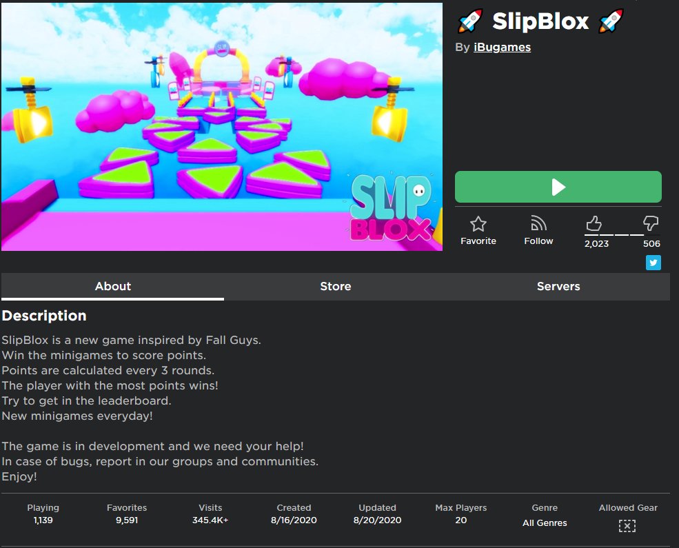 Rtc On Twitter News Yet Another Roblox Fall Guys Inspired Game This Time Known As Slipblox Has Come To The Platform This One Has Received A Bit More Positive Reception For R15 - points leaderboard roblox