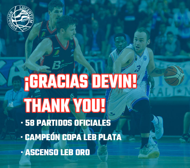 🗣️ Muchas gracias por estas dos temporadas que has defendido nuestra camiseta. Alicante siempre será tu casa. Te deseamos la mayor de las suertes en tu carrera profesional. Gracias por el esfuerzo, trabajo y los grandes momentos vividos

😄 Thank you, <a href="/SchmidtD5/">Devin Schmidt</a>! Good luck!