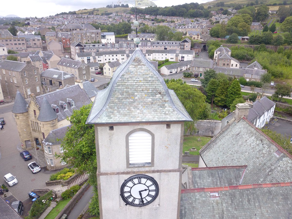 My latest article explores the history behind  #Hawick's curfew bell and St. Mary's clock tower. Available to read online via  @TheHawickPaper (£1 sub) at  http://goo.gl/d9YFC4   St. Mary's clock tower and belfry [Pinnacle Roofing]