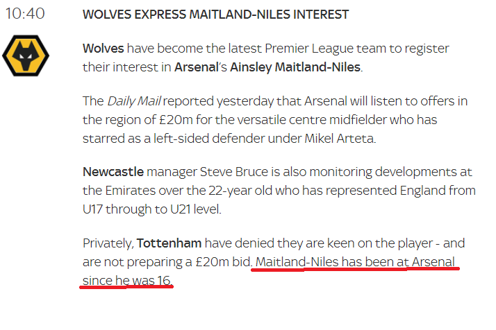 ConClouseau's tweet photo. Sky Sports News: 'Maitland-Niles has been at Arsenal since he was 16'
Check your facts - he's been here since he was 6 ffs.
@SkySportsNews https://t.co/6tROdS6bQI