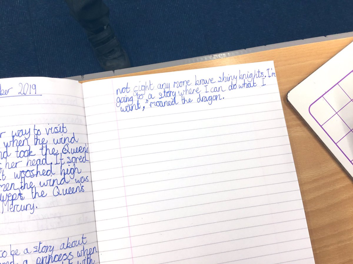Similarly, dictation is great with most picture books and There Are No Dragons In This Story was fab (we asked Y5 to then finish the story or sentence and it worked well).