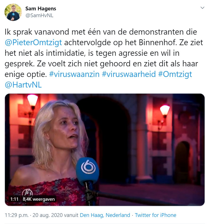 wdrvdweerd's tweet photo. Het probleem is juist dat onze #politici teveel in gesprek gaan met dit soort #tuig. Dat komt de #waardigheid van en dus het #ontzag en #respect voor politieke ambtsdragers niet ten goede. Hoe vaak je ook in gesprek gaat met dit soort tuig, het zal zich altijd ongehoord voelen. https://t.co/Yh5qTJGocj