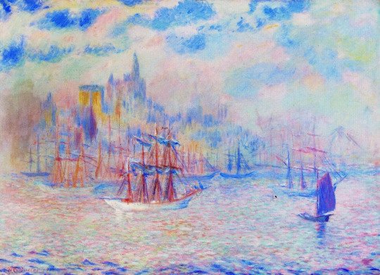 fatenfortunes's tweet photo. Theodore Butler, Ships in New York Harbor #Theodorebutler #painting #NewYork #harbour #classic https://t.co/Ca6OkGRwmN